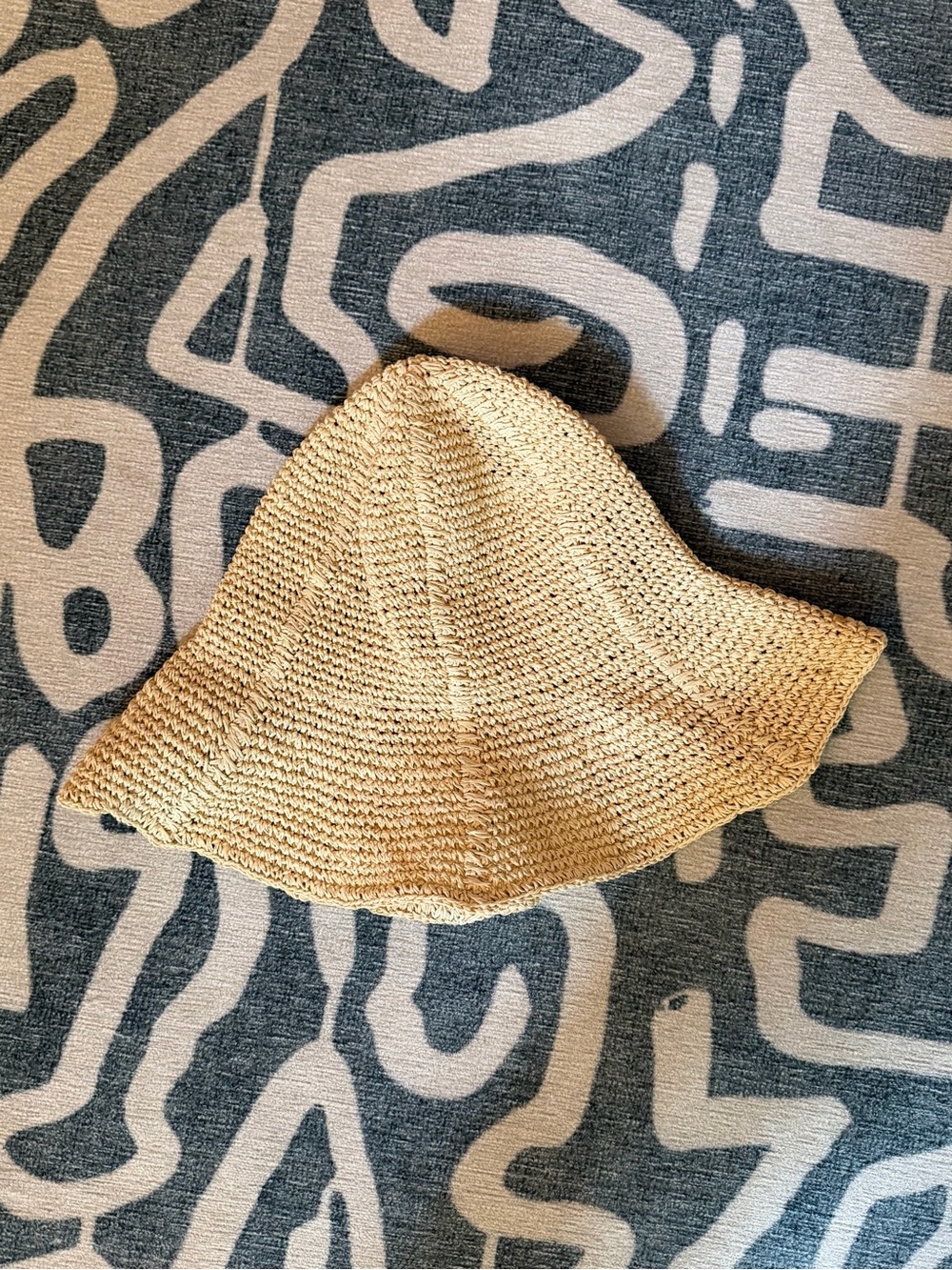 Straw Bucket Hat - Natural
